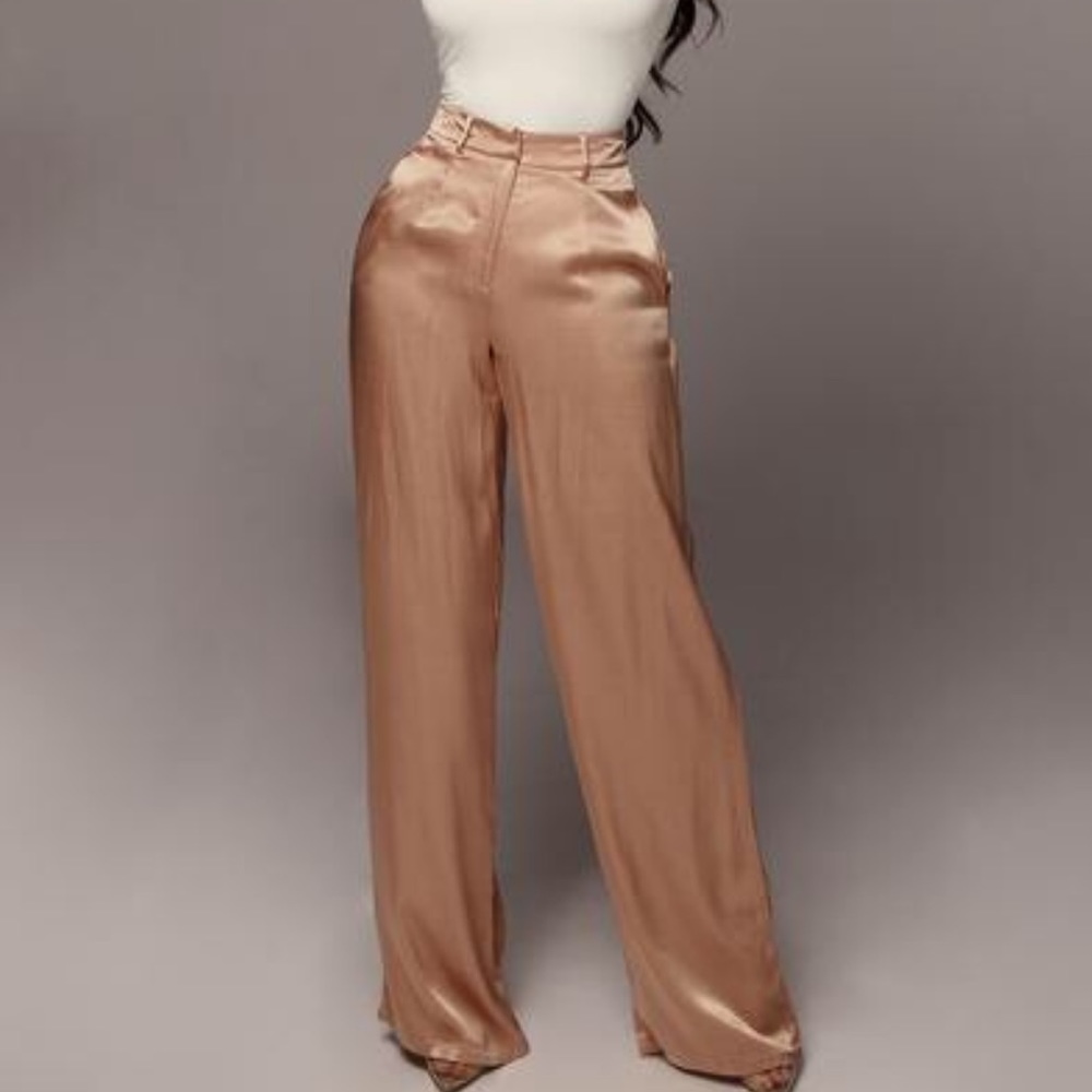 I S O JLUXLABEL Anne silk Pants - Picture 2 of 3